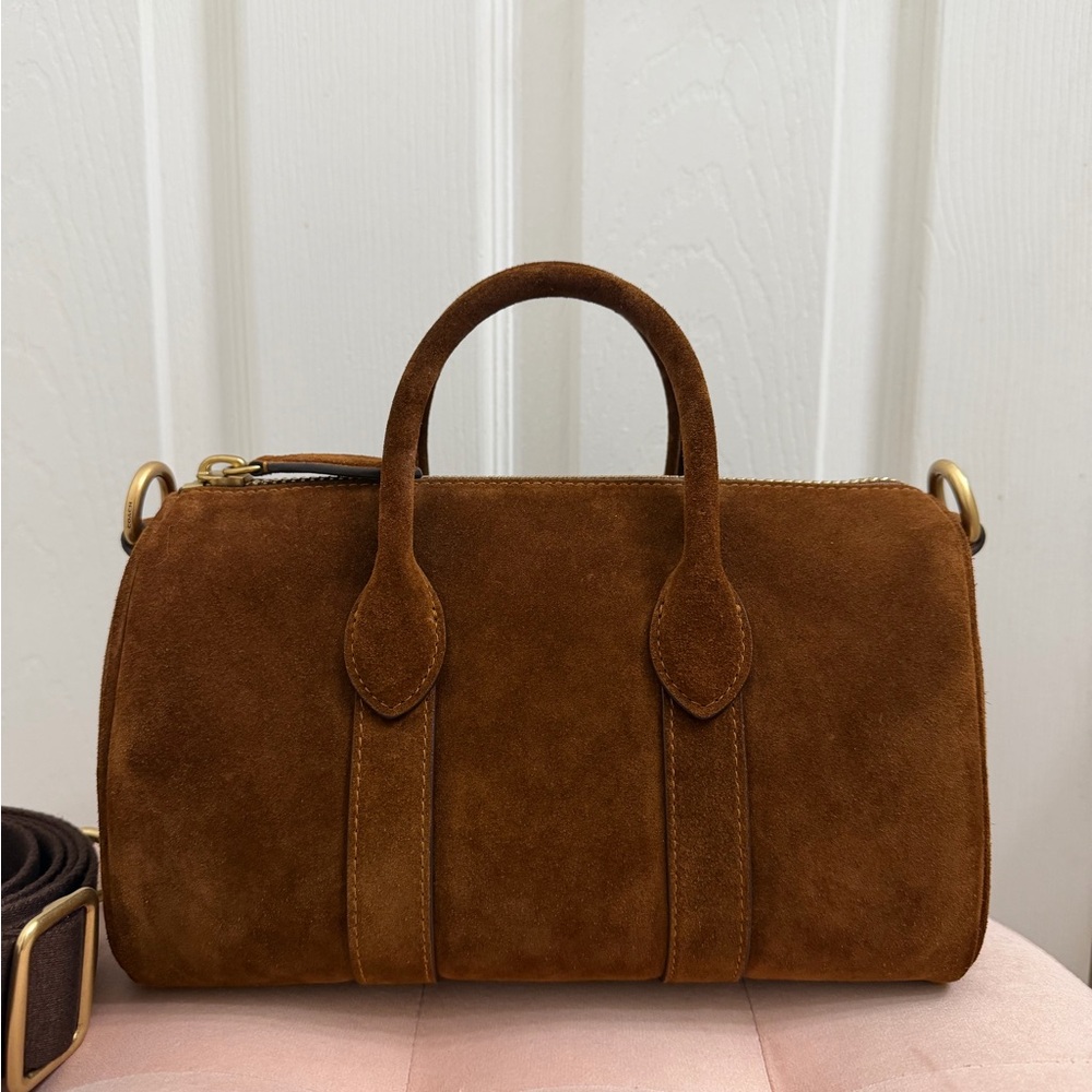 Coach Compass 25 Warm Brown Suede with Extra Straps - Picture 5 of 12
